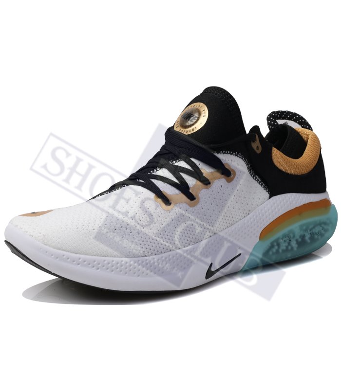 nike white and gold shoes