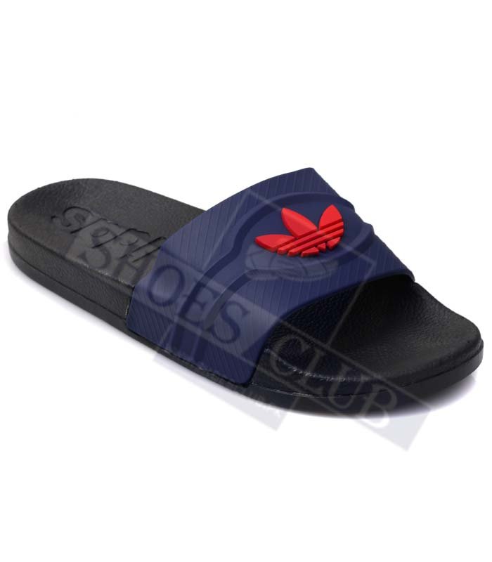 adidas slippers navy blue
