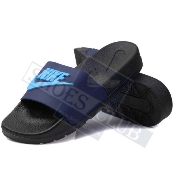 navy blue nike sandals