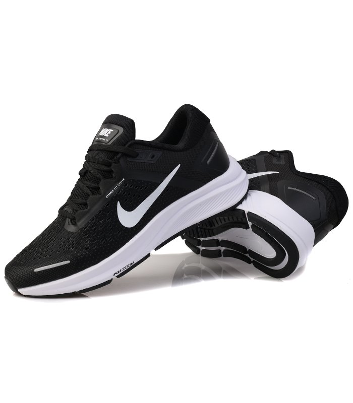 Semejanza Comerciante vía Nike Air Zoom Structure 23 Men's Running Shoe (BLACK/WHITE) - ShoesClub.PK