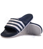 Adidas Soft Slides ADILETTE Stripes (NAVY)