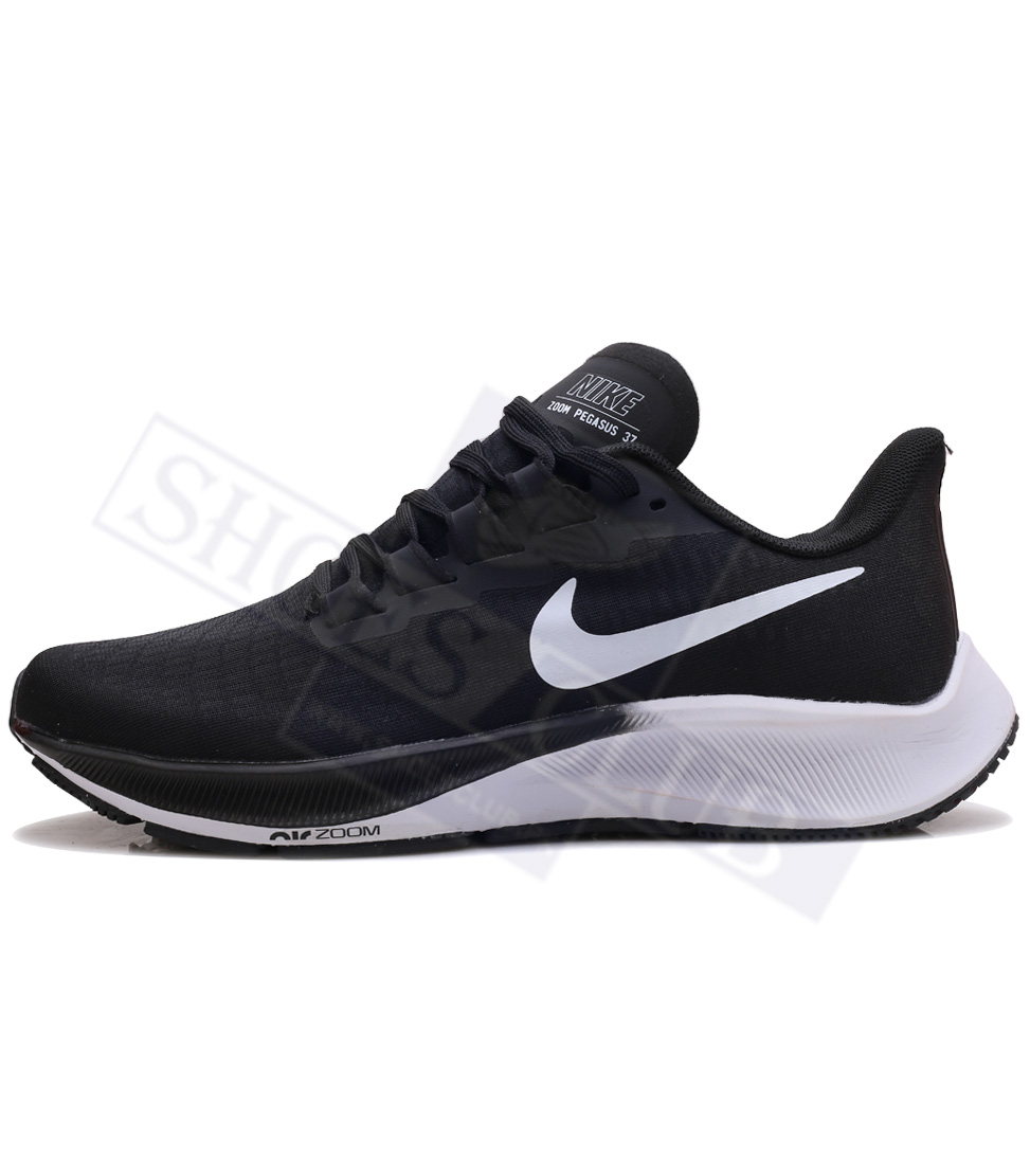Nike Pegasus 37 Men's Road Running Shoes (BLACK) - ShoesClub.PK
