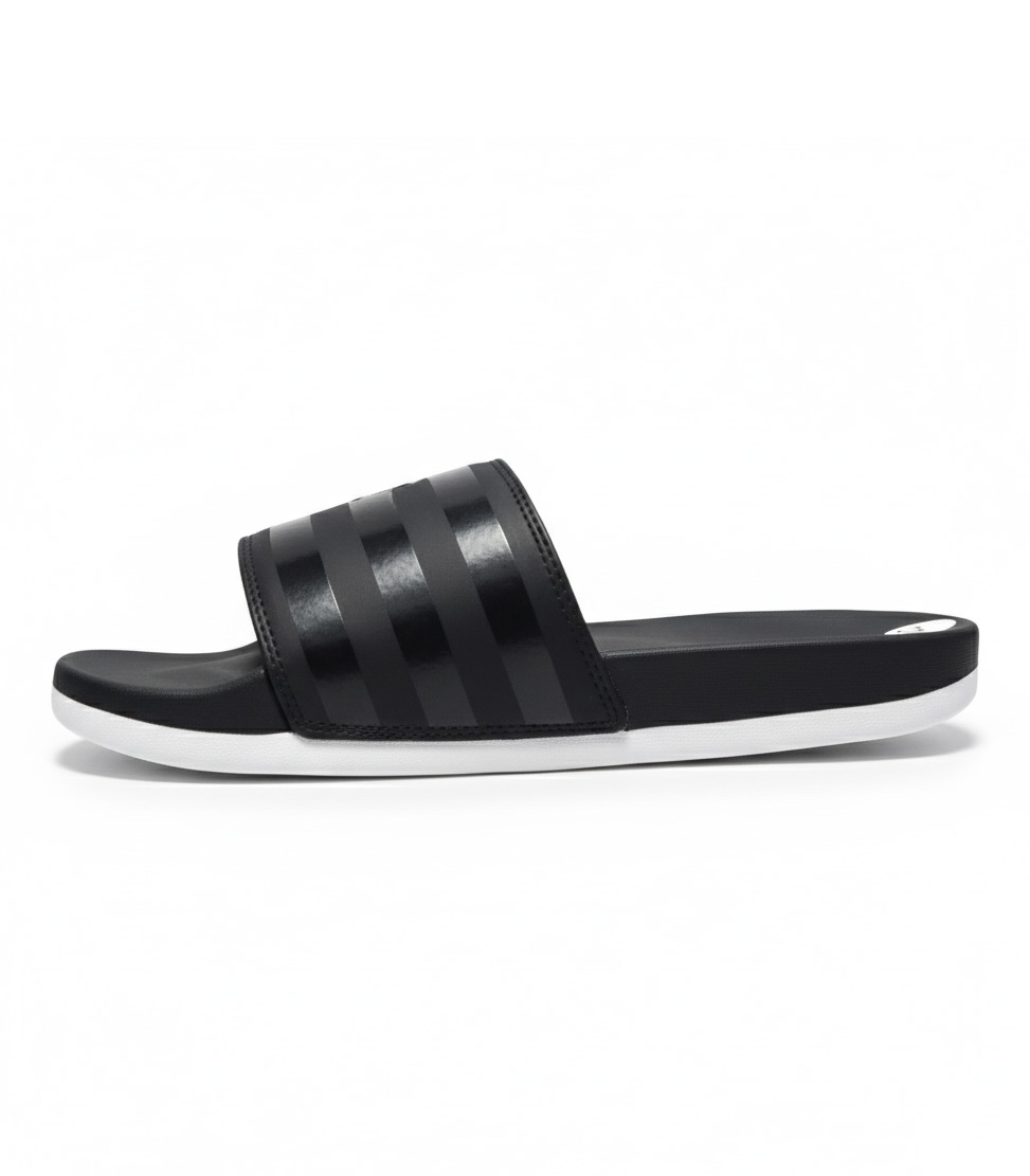ad sli black A Adidas Soft Slides ADILETTE (BLACK) - Image 1