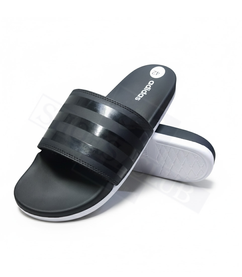 ad sli black Adidas Soft Slides ADILETTE (BLACK) - Image 2
