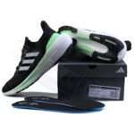 ADIDAS ULTRA BOOST LIGHT RUNNING SHOES (Black/GREEN)
