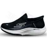 SKECHERS PROPULSION SLIP-INS MAX CUSHION (BLACK/WHITE)
