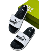 PUMA Soft Slides/Slippers (White) - Image 2