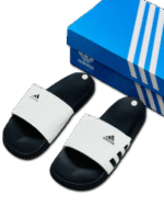 Adidas Soft Slides/Slippers (White)