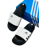Adidas Soft Slides/Slippers (White) - Image 2