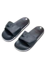 Nike Soft Slides/Slippers (Gray/Black)