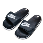 Nike Soft Slides/Slippers (Black/White)