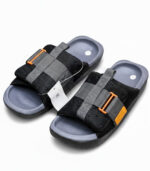 Nike Asuna 3 Mens Slides (Black Orange) - Image 2