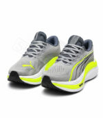 Puma MagMax Nitro Men's Running Shoes (Premium) (GRAY/GREEN) - Image 2