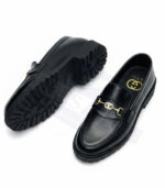 GUCCI SEMI CAUSAL SHINE LV LOGO (BLACK) - Image 2