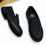 GUCCI SEMI CAUSAL SUEDE (BLACK)