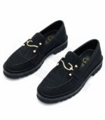 GUCCI SEMI CAUSAL HOOK SHOES (BLACK)