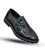 GUCCI SEMI CAUSAL PLAIN SHINE (BLACK)
