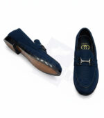 GUCCI SEMI CAUSAL SUEDE DOTTED (NAVY) - Image 2