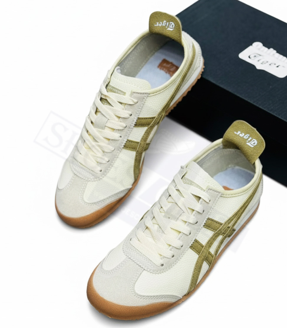 ONI CREAM GOLD B Onitsuka Tiger MEXICO 66 (CREAM/GOLD) - Image 1