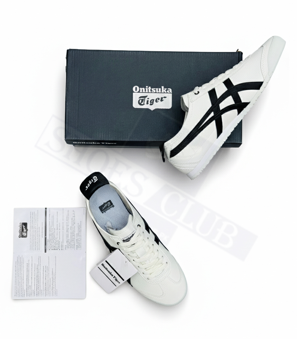 ONI WHITE BLACK A Onitsuka Tiger MEXICO 66 (WHITE/BLACK) - Image 1